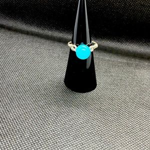 Aqua Wire Ring